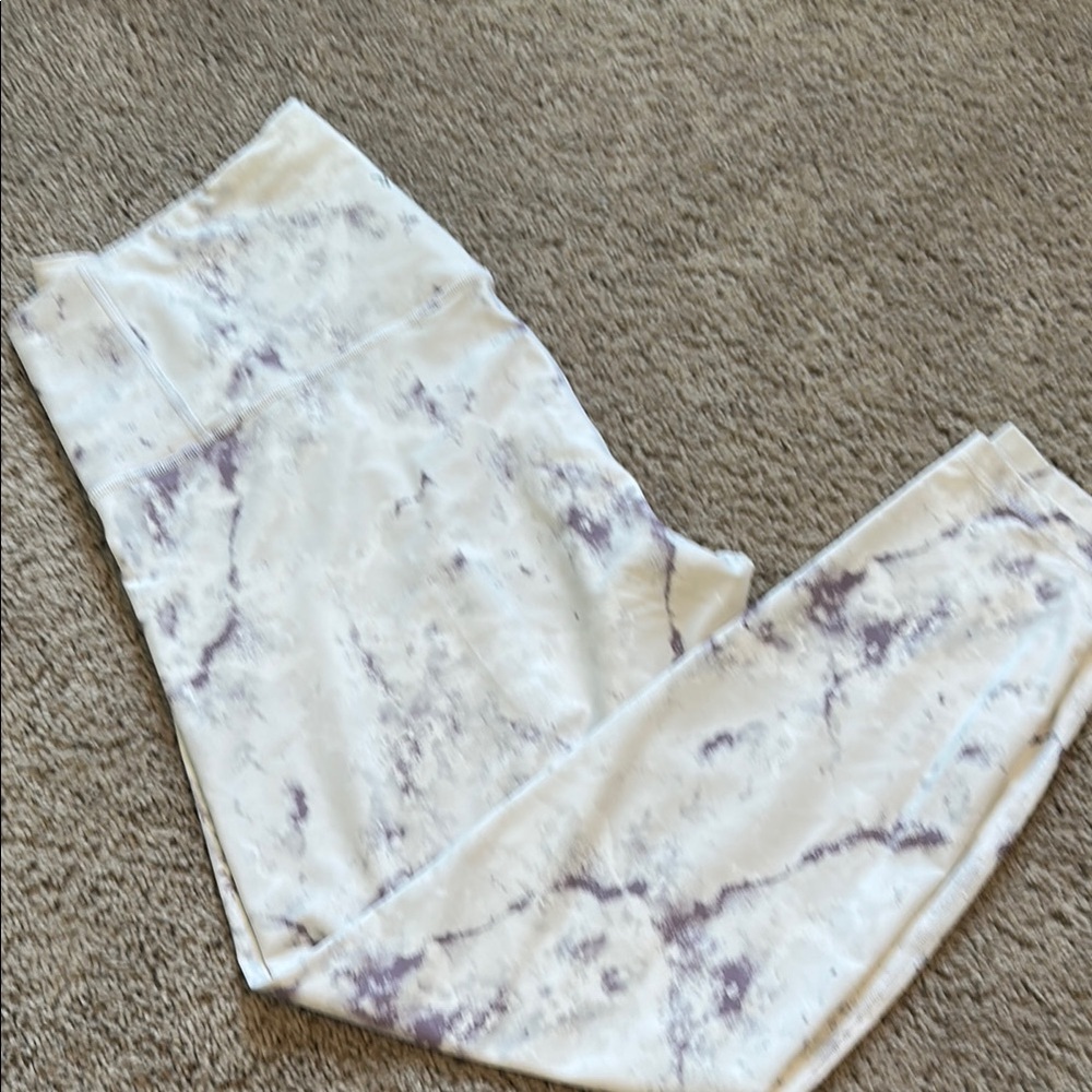 Old Navy Purple and White Leggings